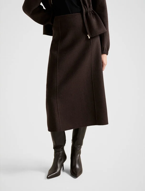 فورايفر نيو AMARA Felled Circle Midi Skirt